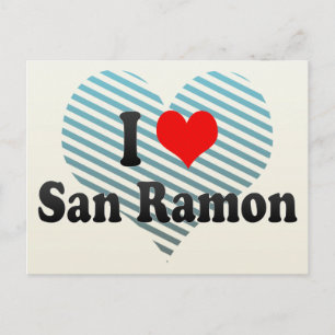 Cartão Postal Eu Amo San Ramon, Estados Unidos