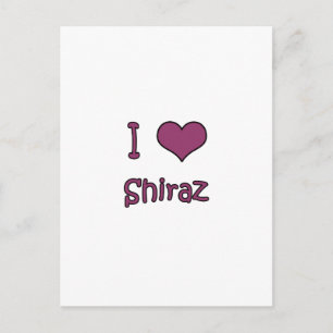Cartão Postal Eu amo Shiraz