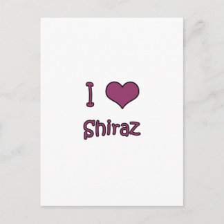 Cartão Postal Eu amo Shiraz