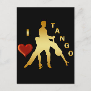 CARTÃO POSTAL EU AMO TANGO