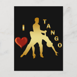 CARTÃO POSTAL EU AMO TANGO