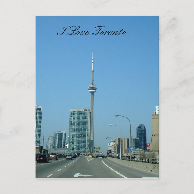 Cartão Postal Eu Amo Toronto (Frente)