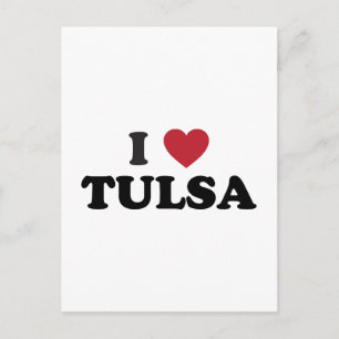 Cartão Postal Eu Amo Tulsa Oklahoma
