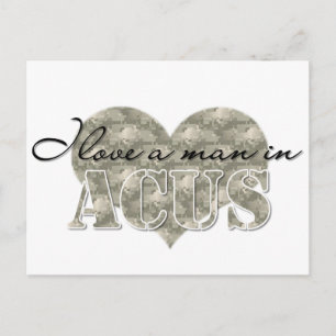 Cartão Postal Eu amo um homem de ACU
