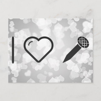 Cartão Postal Eu amo Unhas