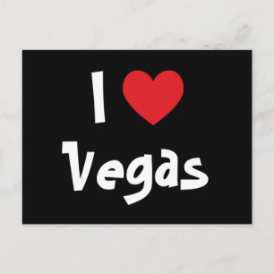 Cartão Postal Eu Amo Vegas