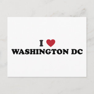 Cartão Postal Eu amo Washington DC