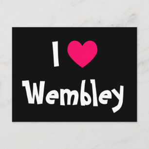 Cartão Postal Eu Amo Wembley