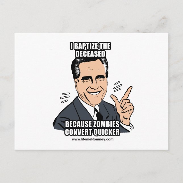 CARTÃO POSTAL EU BAPTIZO OS MORTOS (Frente)