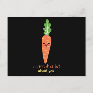 Cartão Postal Eu Carrot Muito Sobre Você