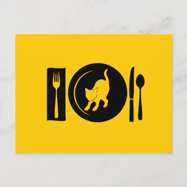 Cartão Postal Eu como... (Frente)