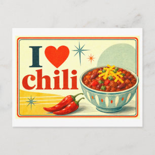 Cartão Postal "Eu [Coração] Chili"