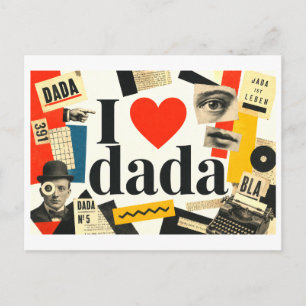 Cartão Postal "Eu [Coração] Dada"