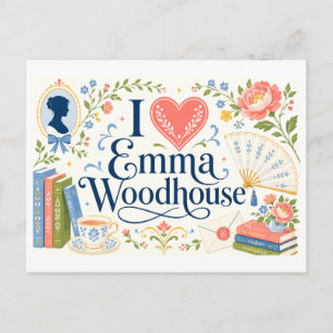 Cartão Postal "Eu [Coração] Emma Woodhouse"