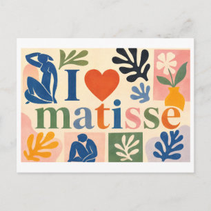 Cartão Postal "Eu [Coração] Matisse"
