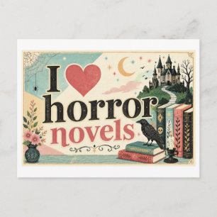 Cartão Postal "Eu [Coração] Romances de Terror"
