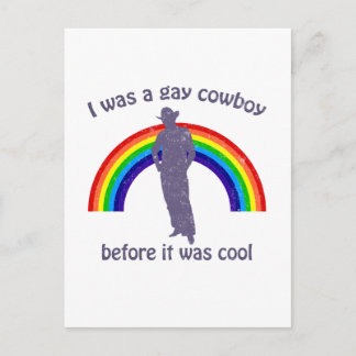 Cartão Postal Eu era um cowboy gay antes que fosse legal