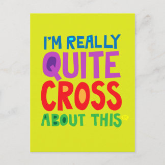 Cartão Postal Eu estou realmente muito irritado com isso