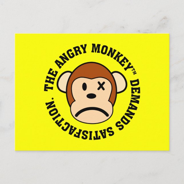 Cartão Postal Eu exijo satisfação (Frente)