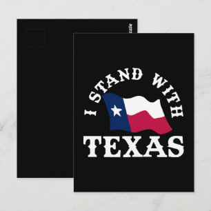 Cartão Postal Eu Fico Com o Texas