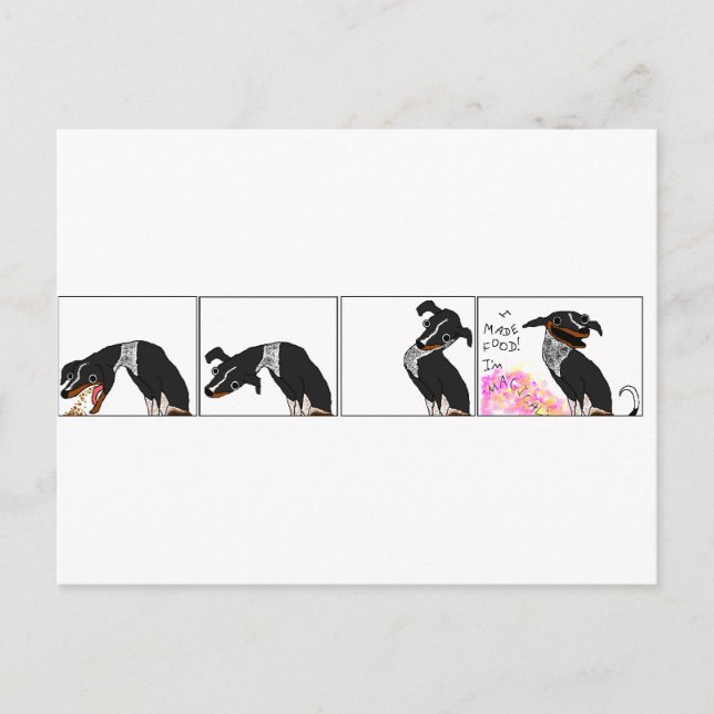 Cartão Postal "Eu fiz comida" (Frente)