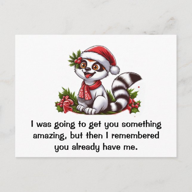 Cartão Postal Eu ia te dar algo incrível (Frente)