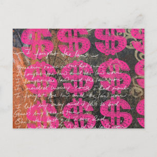 Cartão Postal Eu Lutei Contra A Lei