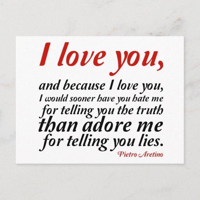 Cartão Postal Eu Mais Cedo Você Me Odeia (Frente)