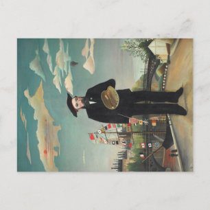 Cartão Postal Eu mesmo: Retrato – Paisagem, Henri Rousseau 1890