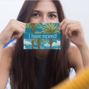 Cartão Postal Eu Movi O Anúncio De Palmeiras Breezy