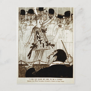 Cartão Postal Eu não criei minha garota para ser eleitora