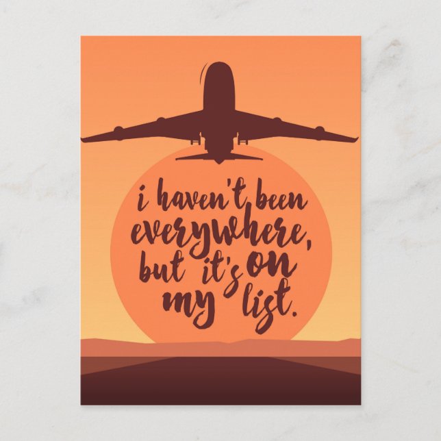 Cartão Postal Eu não estive em todo lugar (Frente)