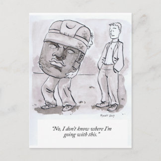 Cartão Postal Eu não sei para onde vou com isso