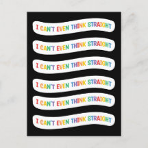 Eu nem consigo pensar Hetero | Orgulho gay Mês