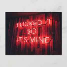 Cartão Postal Eu O Licenciei E É O Meu