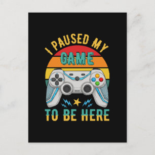 Cartão Postal eu pausei meu jogo