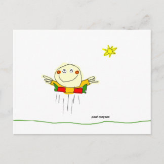 Cartão Postal eu poderia pular para a alegria o dia todo