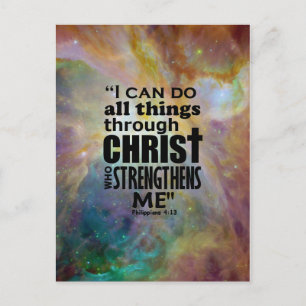 Cartão Postal Eu posso fazer tudo