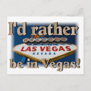 Cartão Postal Eu Preferencialmente Em Vegas!