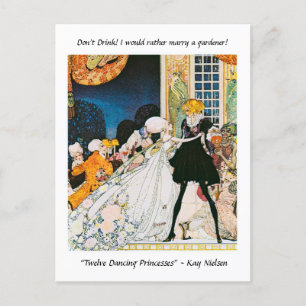 Cartão Postal Eu preferencialmente um jardineiro! Kay Nielsen Po