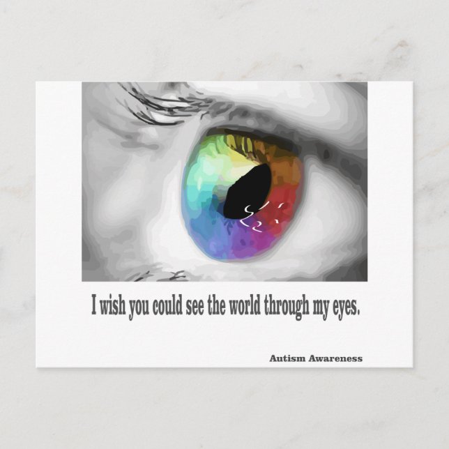 Cartão Postal Eu queria que você pudesse ver (Frente)