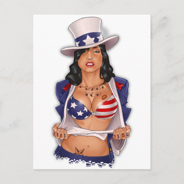 Cartão Postal Eu Quero Que Você Passe (Frente)