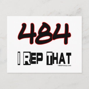 Cartão Postal Eu Reponho Esse Código De Área 484