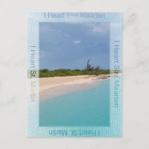 Cartão postal Eu ♥ Sint Maarten