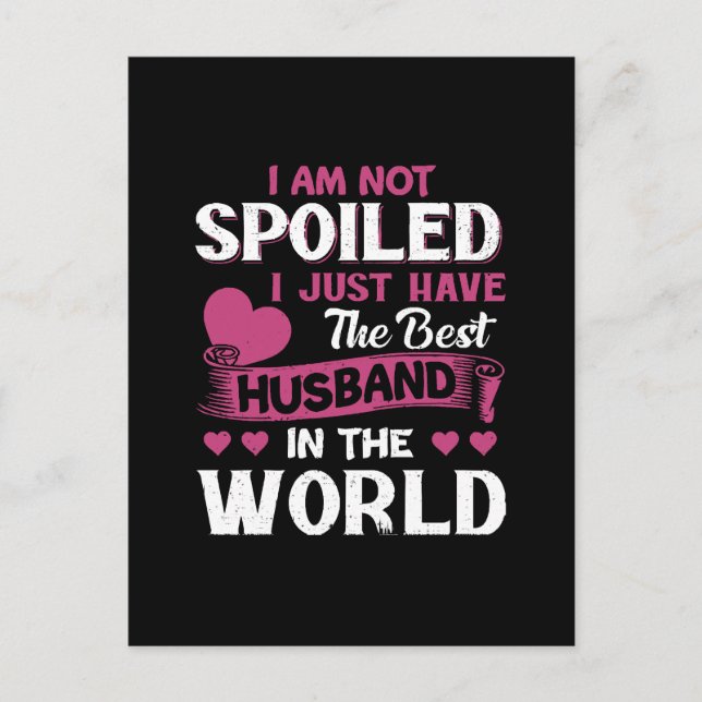 Cartão Postal Eu Só Tenho O Melhor Marido Do Mundo (Frente)