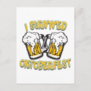 Cartão Postal Eu Sobrevivi ao Oktoberfest
