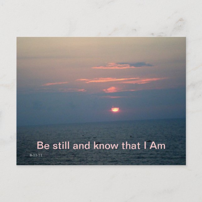 Cartão Postal Eu sou (Frente)