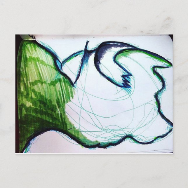 Cartão Postal Eu sou a coisa mais estranha (Frente)