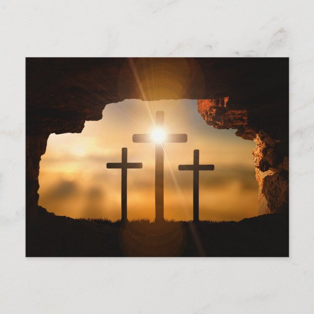 Cartão Postal Eu Sou a Luz do Mundo (Frente)