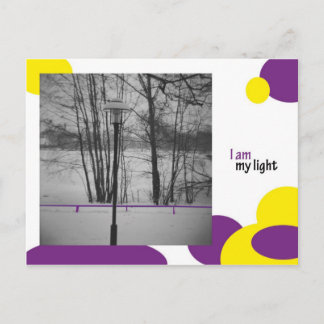 Cartão Postal Eu sou a minha luz